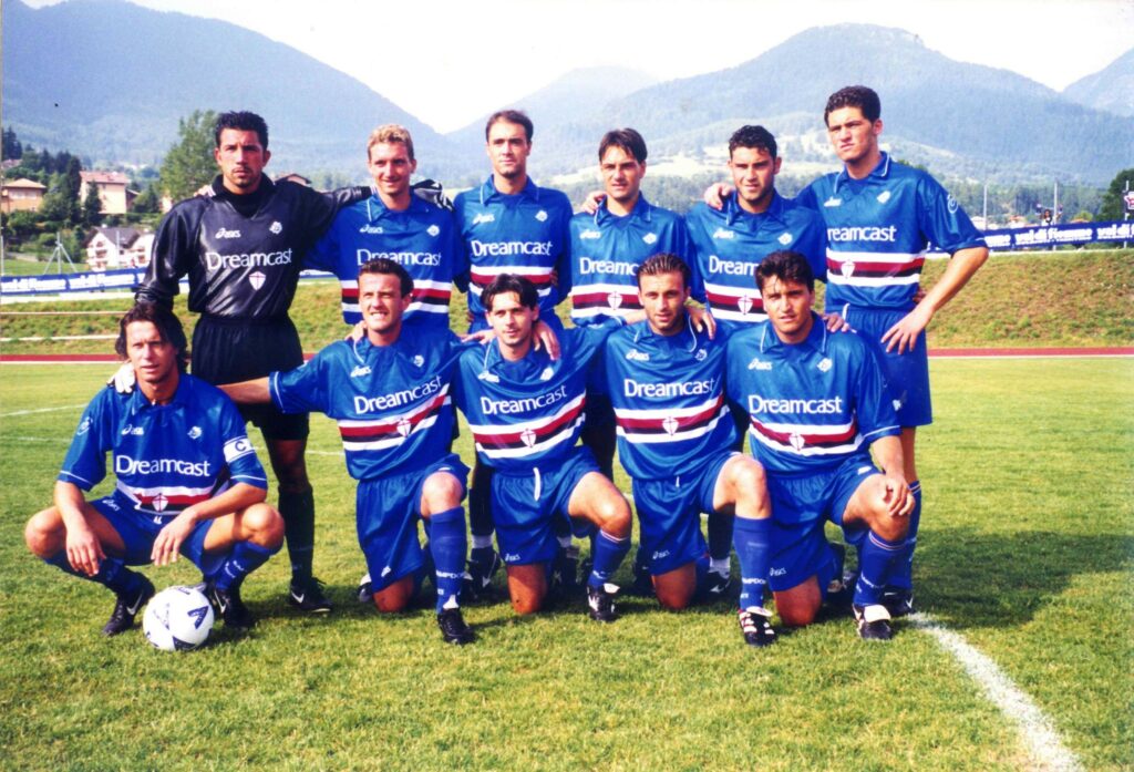 maillot vintage domicile Sampdoria 1999/2000