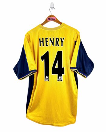 maillot vintage extérieur Arsenal 1999/2001 floqué Henry #14