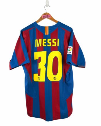 maillot vintage domicile Barcelone 2005/2006 floqué Messi #30