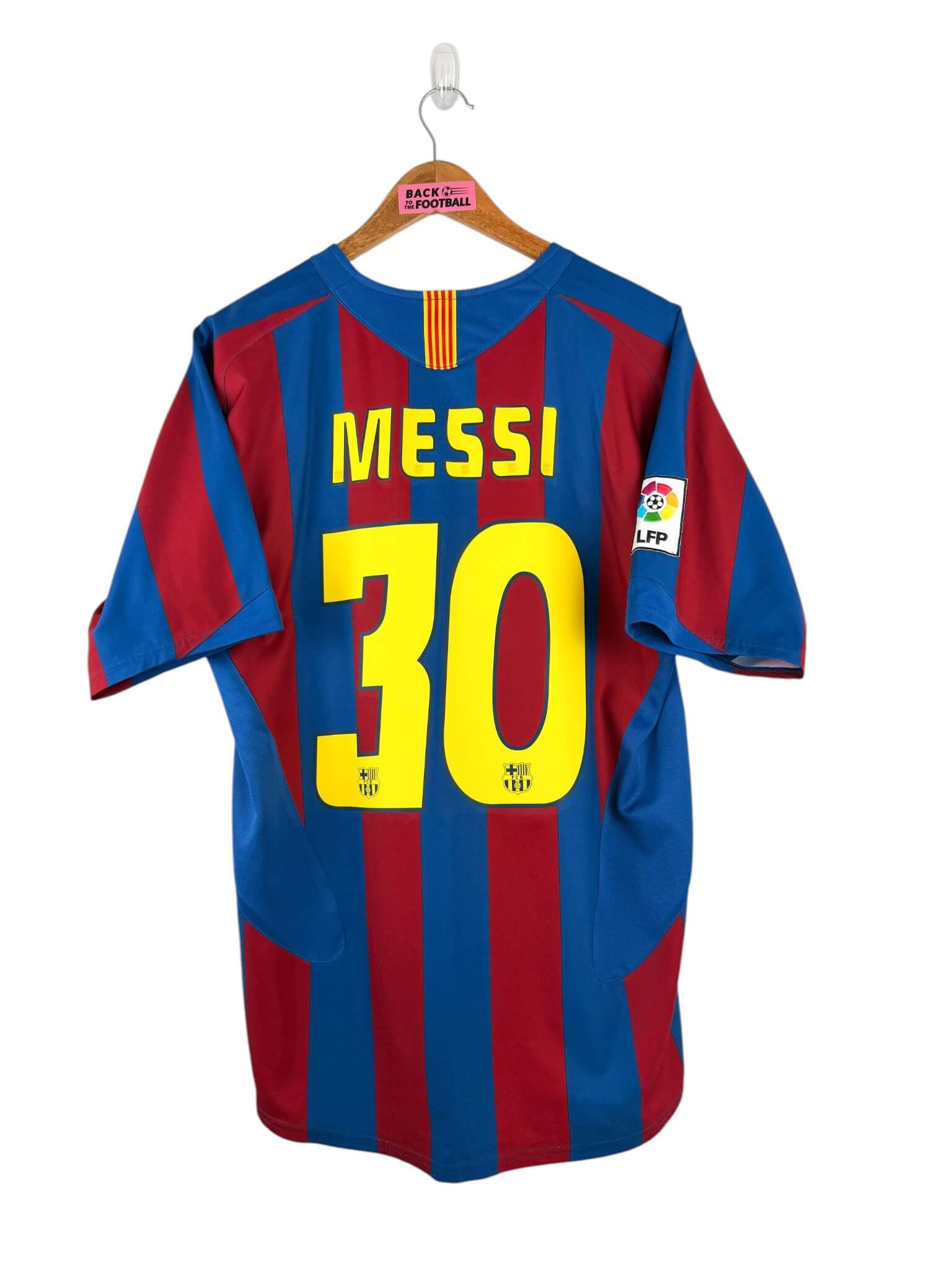 maillot vintage domicile Barcelone 2005/2006 floqué Messi #30