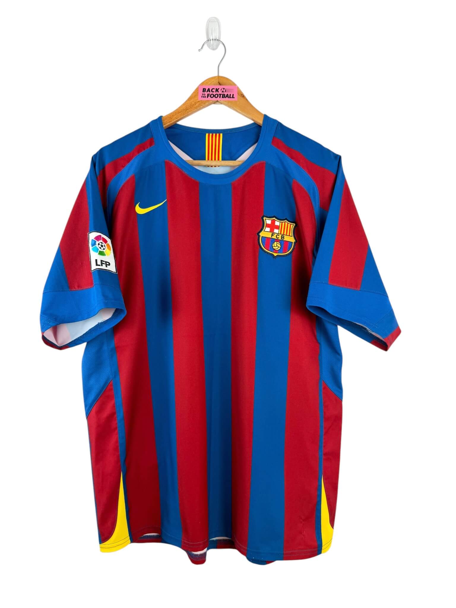 maillot vintage domicile Barcelone 2005/2006 floqué Messi #30