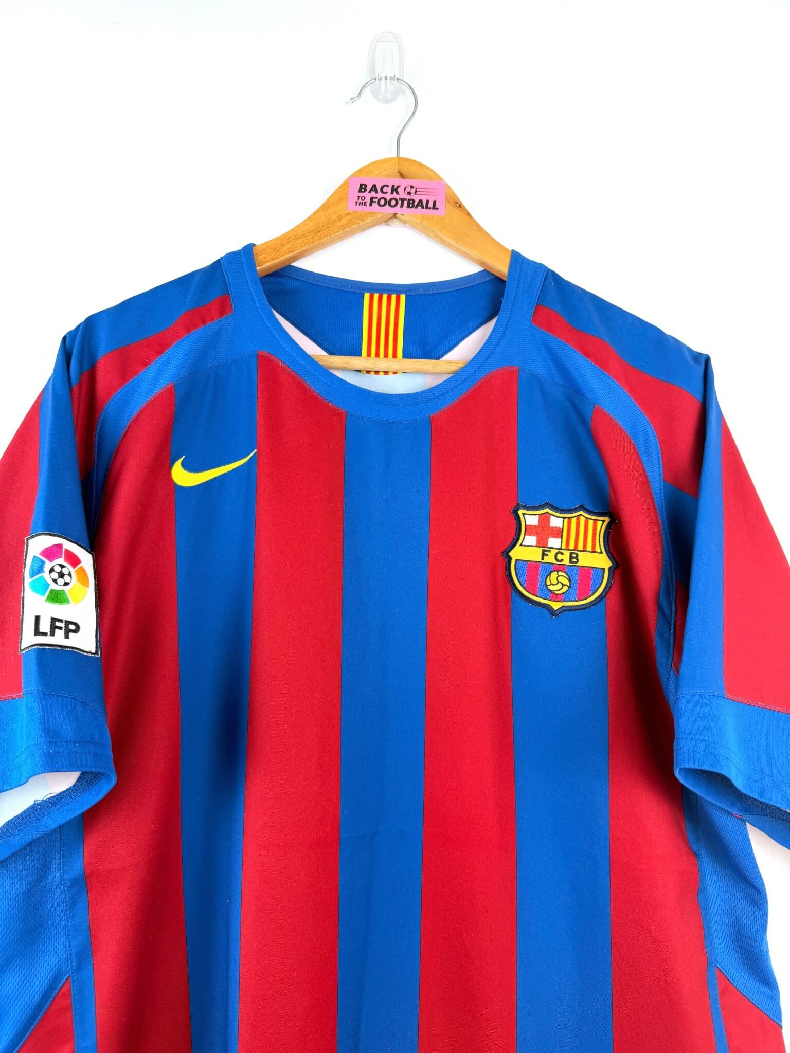 maillot vintage domicile Barcelone 2005/2006 floqué Messi #30