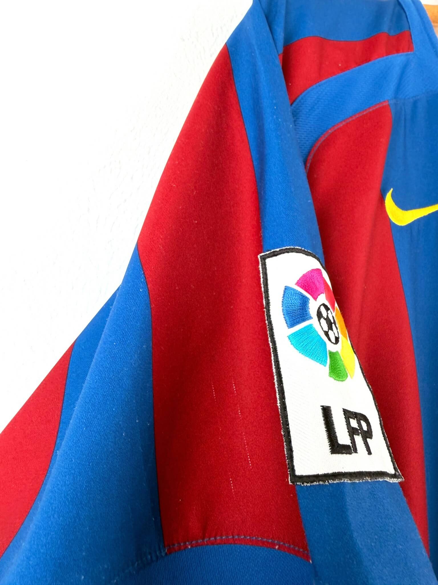 maillot vintage domicile Barcelone 2005/2006 floqué Messi #30