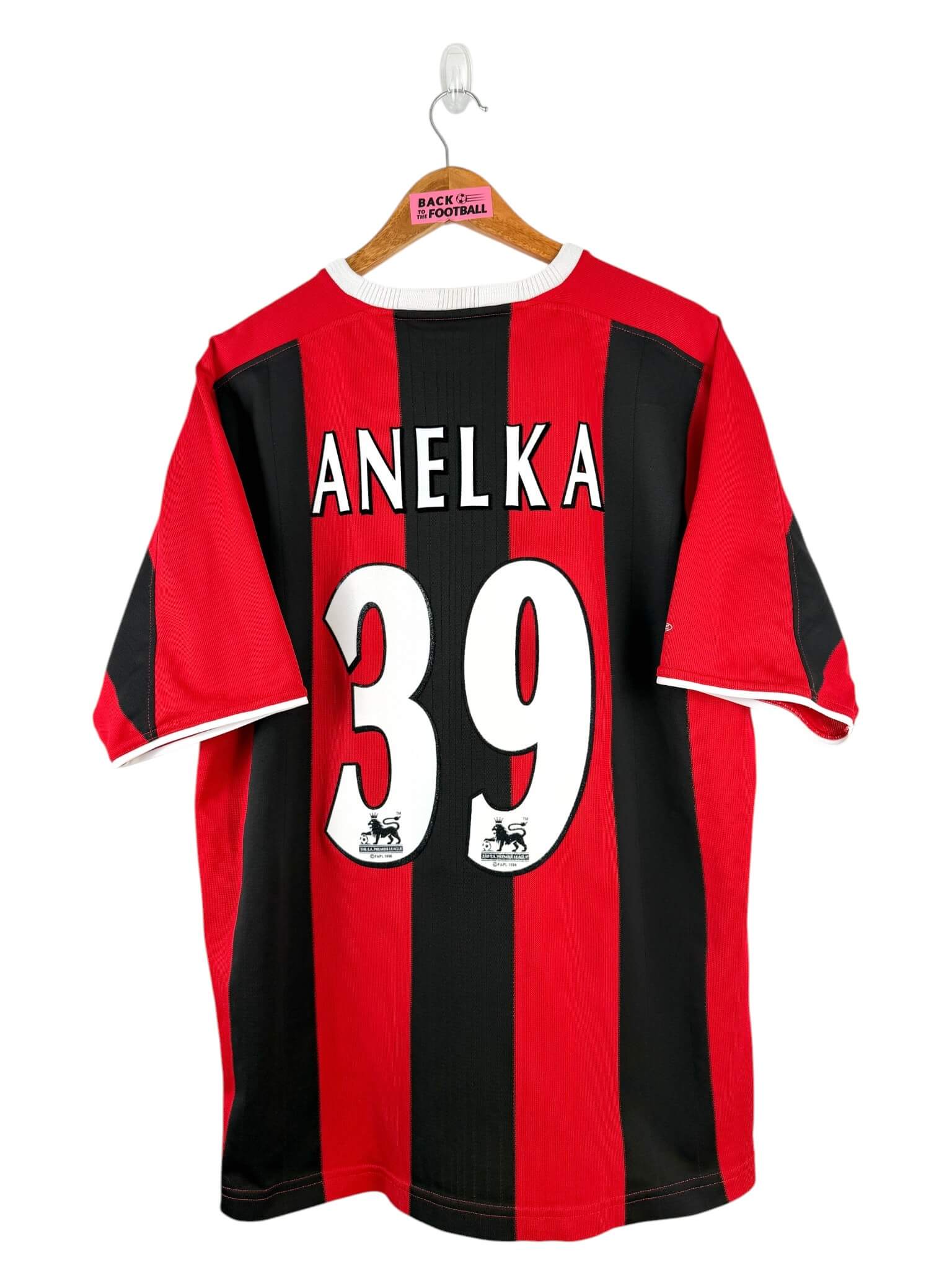 maillot vintage extérieur Manchester City 2003/2004 floqué Anelka #39