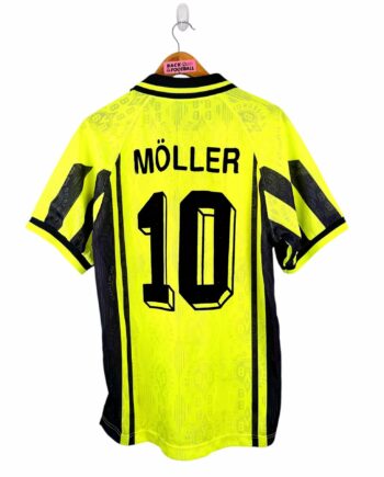 maillot vintage domicile Borussia Dortmund 1996/1997 floqué Möller #10