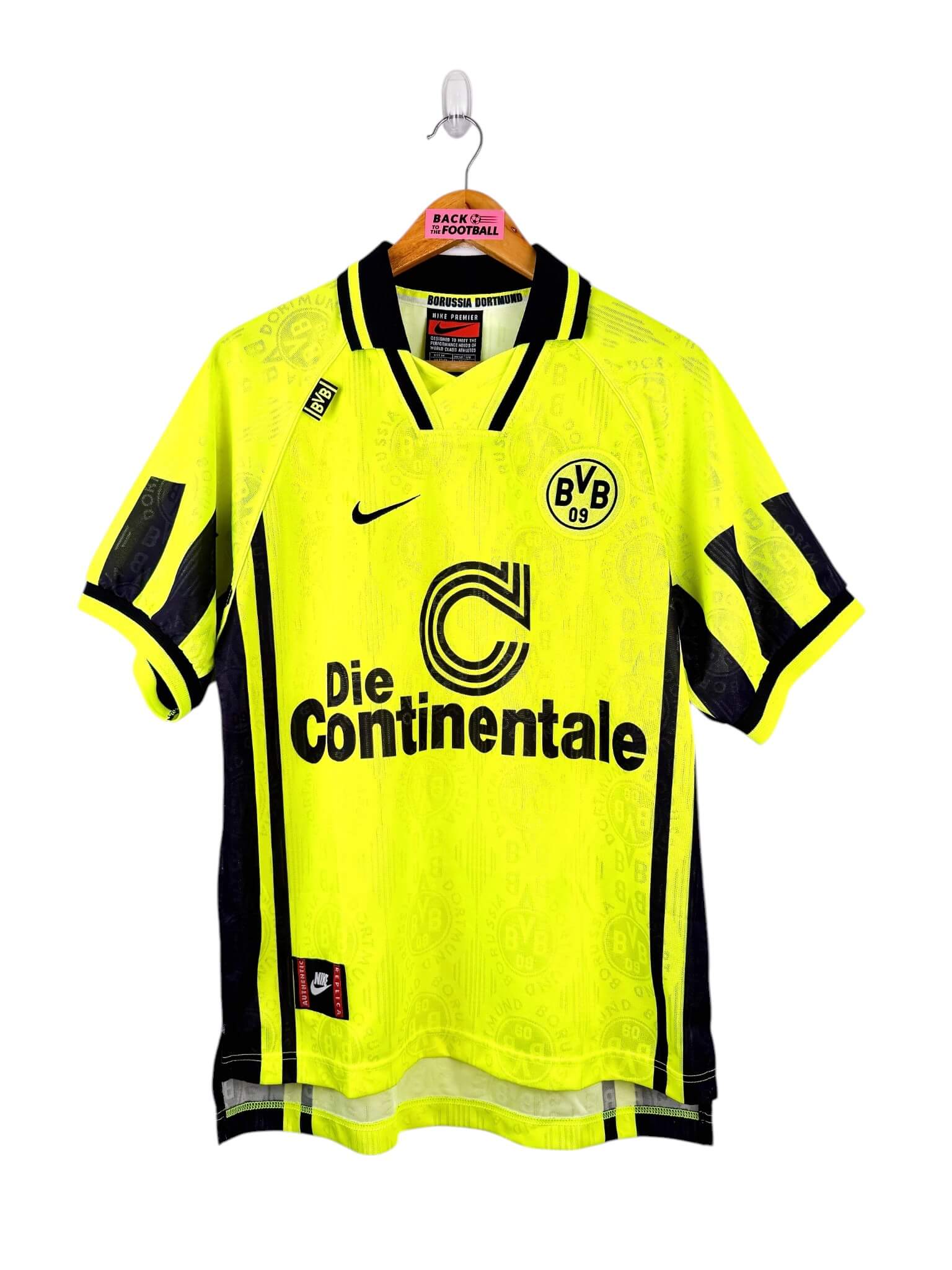 maillot vintage domicile Borussia Dortmund 1996/1997 floqué Möller #10