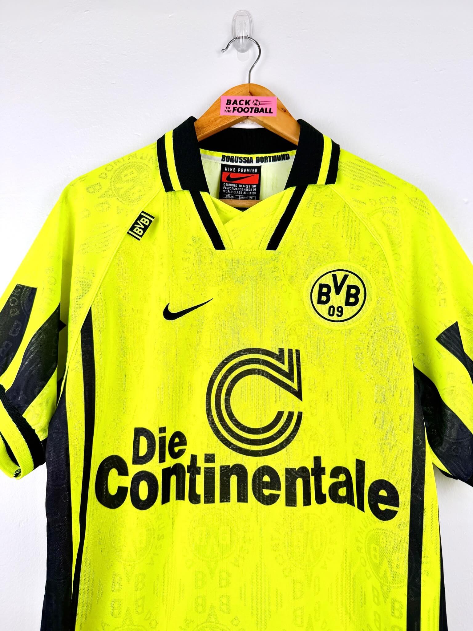 maillot vintage domicile Borussia Dortmund 1996/1997 floqué Möller #10