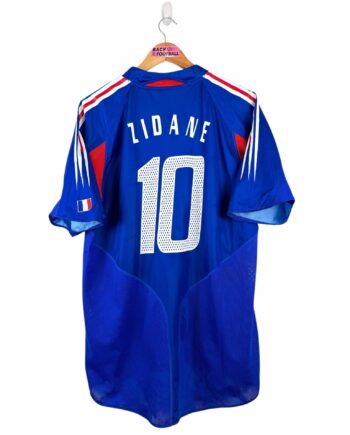 maillot vintage domicile équipe de France 2004 floqué Zidane #10