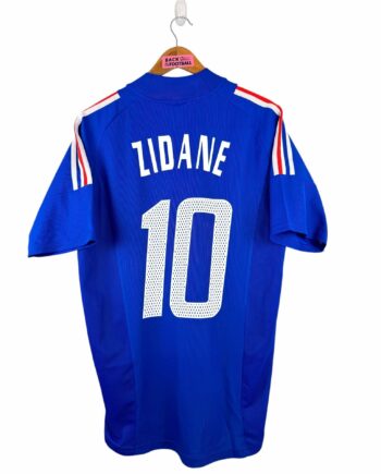 maillot vintage domicile équipe de France 2002 floqué Zidane #10