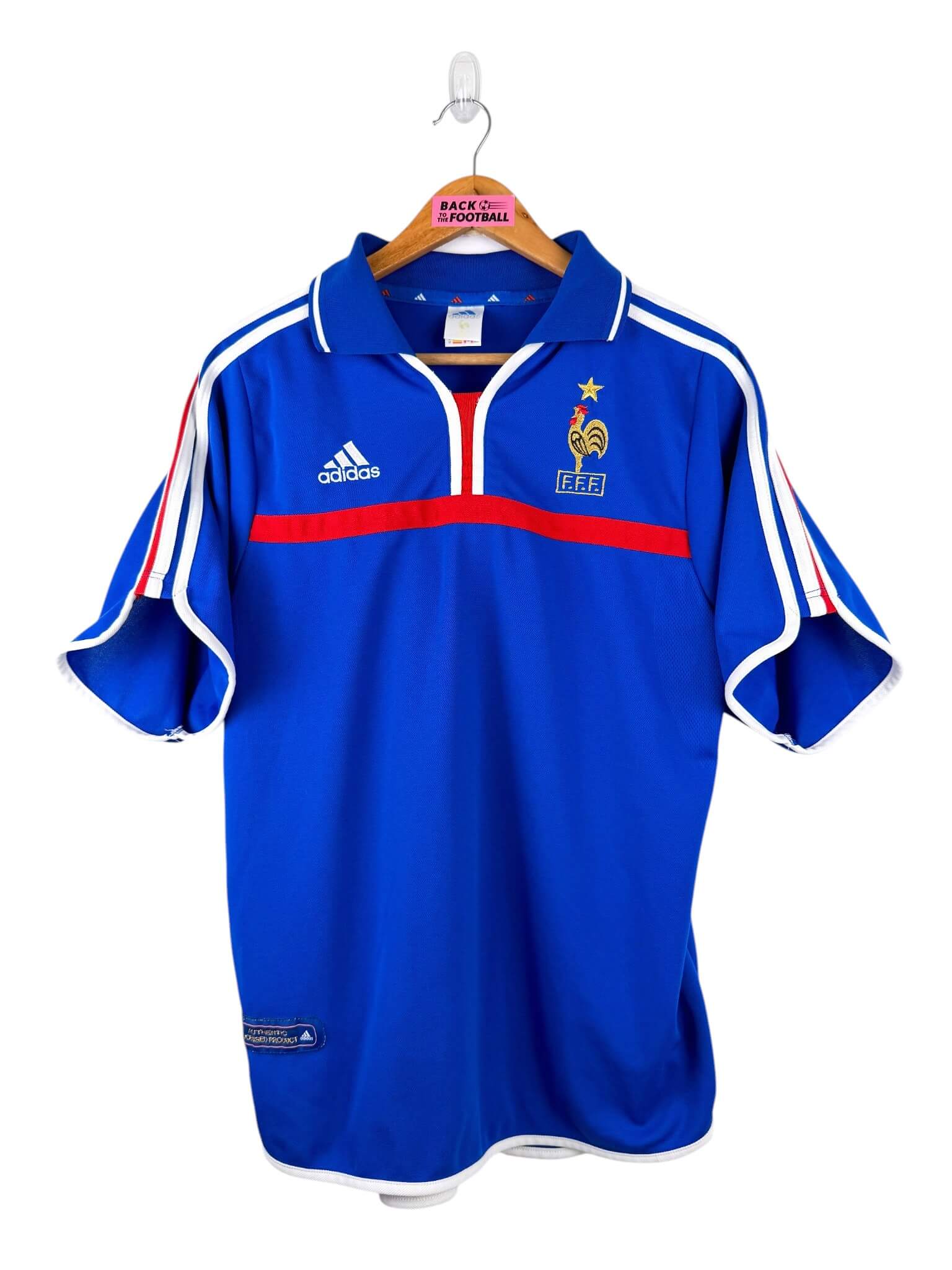 maillot vintage domicile équipe de France 2000 floqué Zidane #10