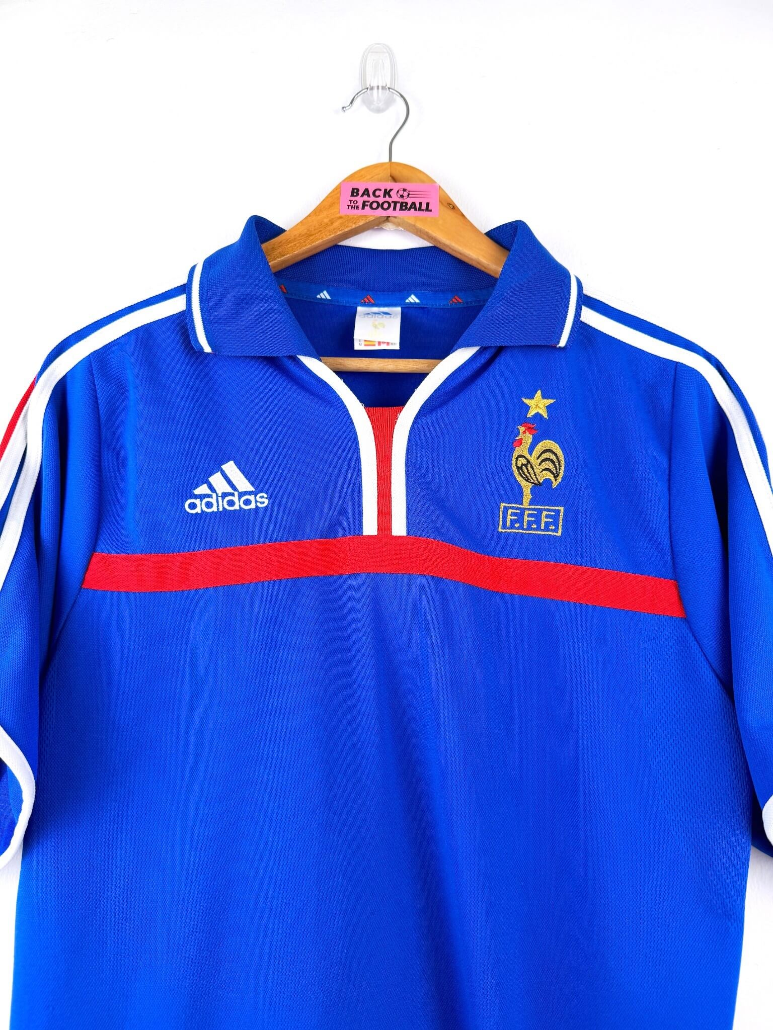 maillot vintage domicile équipe de France 2000 floqué Zidane #10