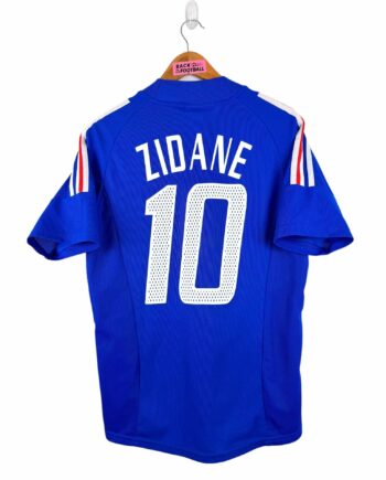 maillot vintage domicile équipe de France 2002 floqué Zidane #10
