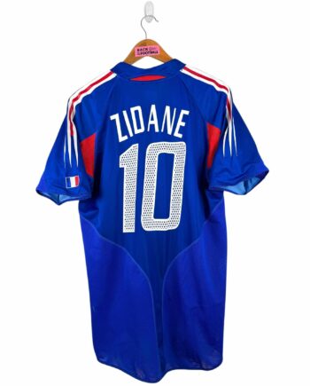 maillot vintage domicile équipe de France 2004 floqué Zidane #10