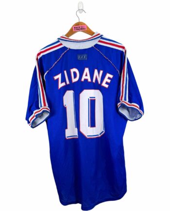 maillot vintage domicile équipe de France 1998 floqué Zidane #10