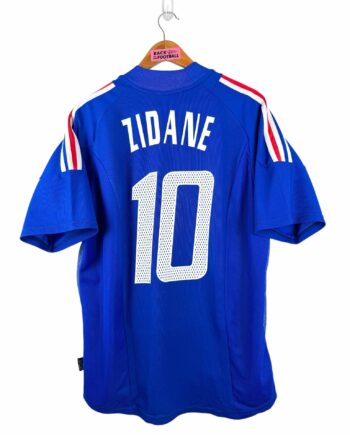 maillot vintage domicile équipe de France 2002 floqué Zidane #10