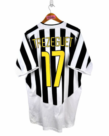 maillot vintage domicile Juventus 2003/2004 floqué Trezeguet #17