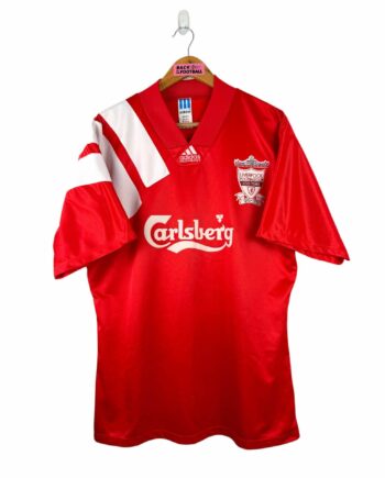 maillot vintage domicile Liverpool 1992/1993 centenaire