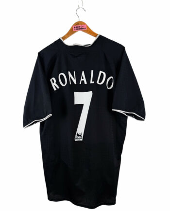 maillot vintage extérieur Manchester United 2003/2005 floqué Ronaldo #7