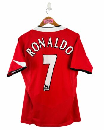 maillot vintage domicile Manchester United 2004/2006 floqué Ronaldo #7