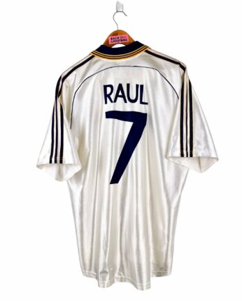 maillot vintage domicile Real Madrid 1998/2000 floqué Raul #7