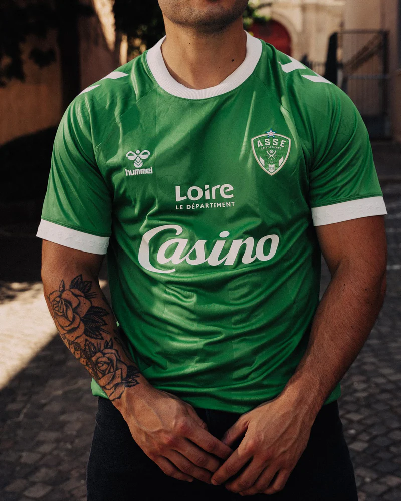maillot domicile AS Saint-Etienne 2026/2027