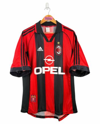 maillot vintage domicile AC Milan 1998/2000