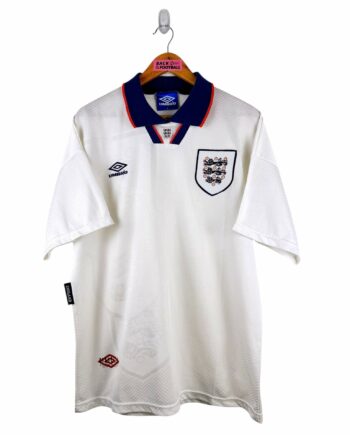 maillot vintage domicile Angleterre 1993/1995