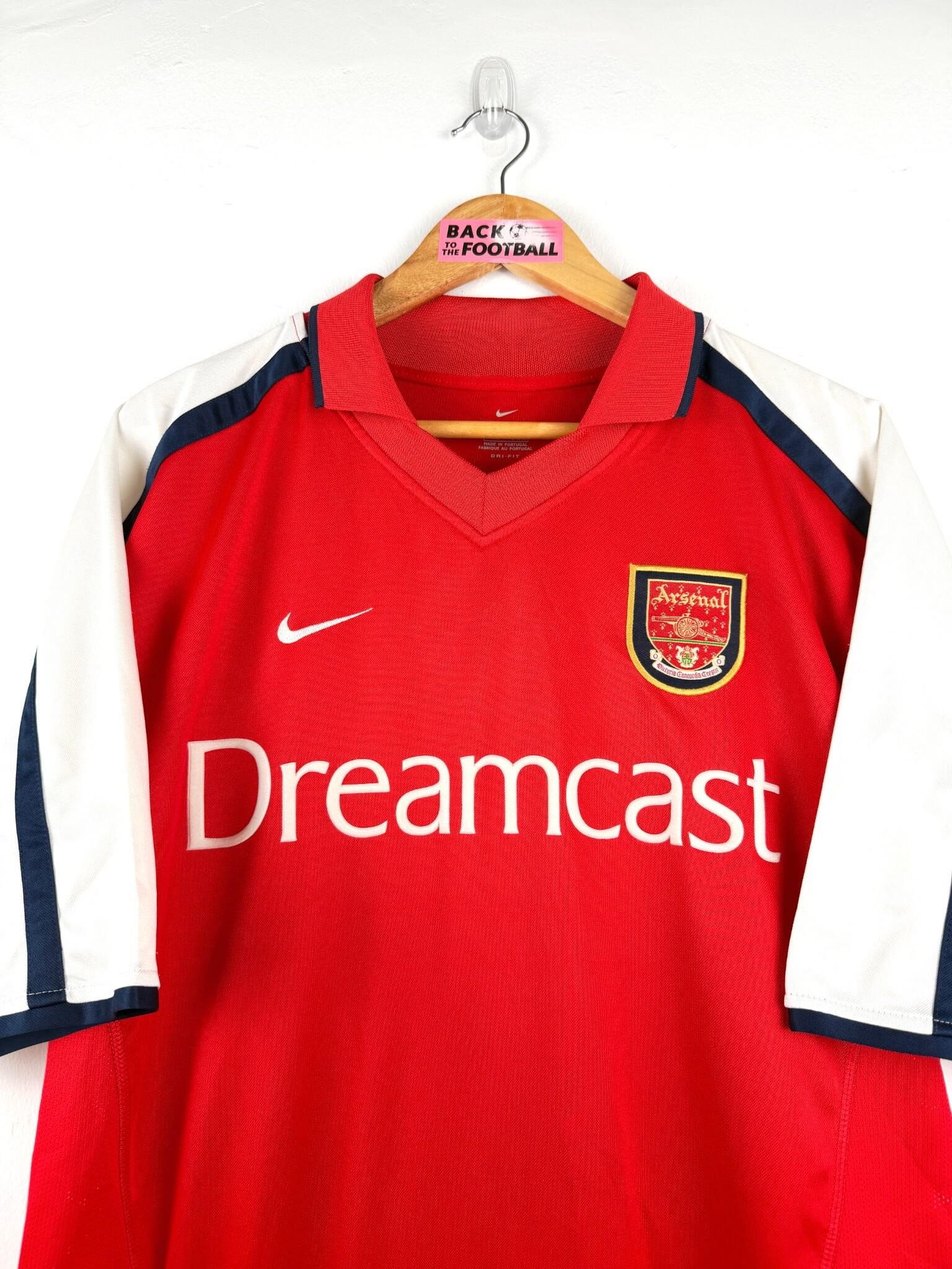 maillot vintage domicile Arsenal 2000/2002 floqué Henry #14