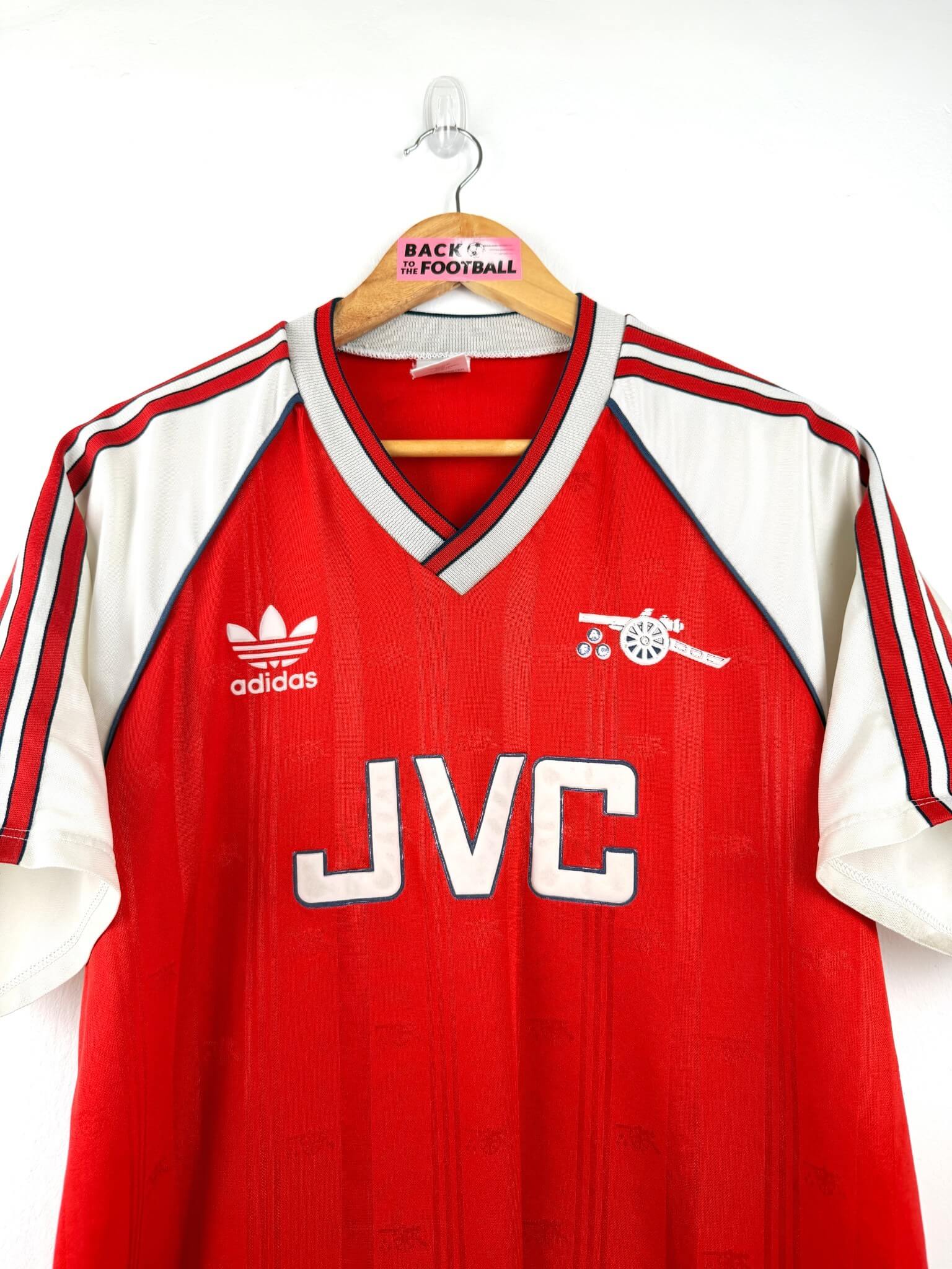 maillot vintage domicile Arsenal 1988/1990