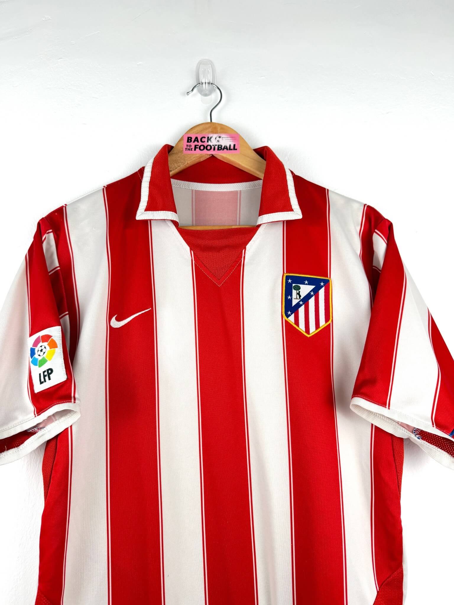 maillot vintage domicile Atlético Madrid 2003/2004 floqué Torres #9