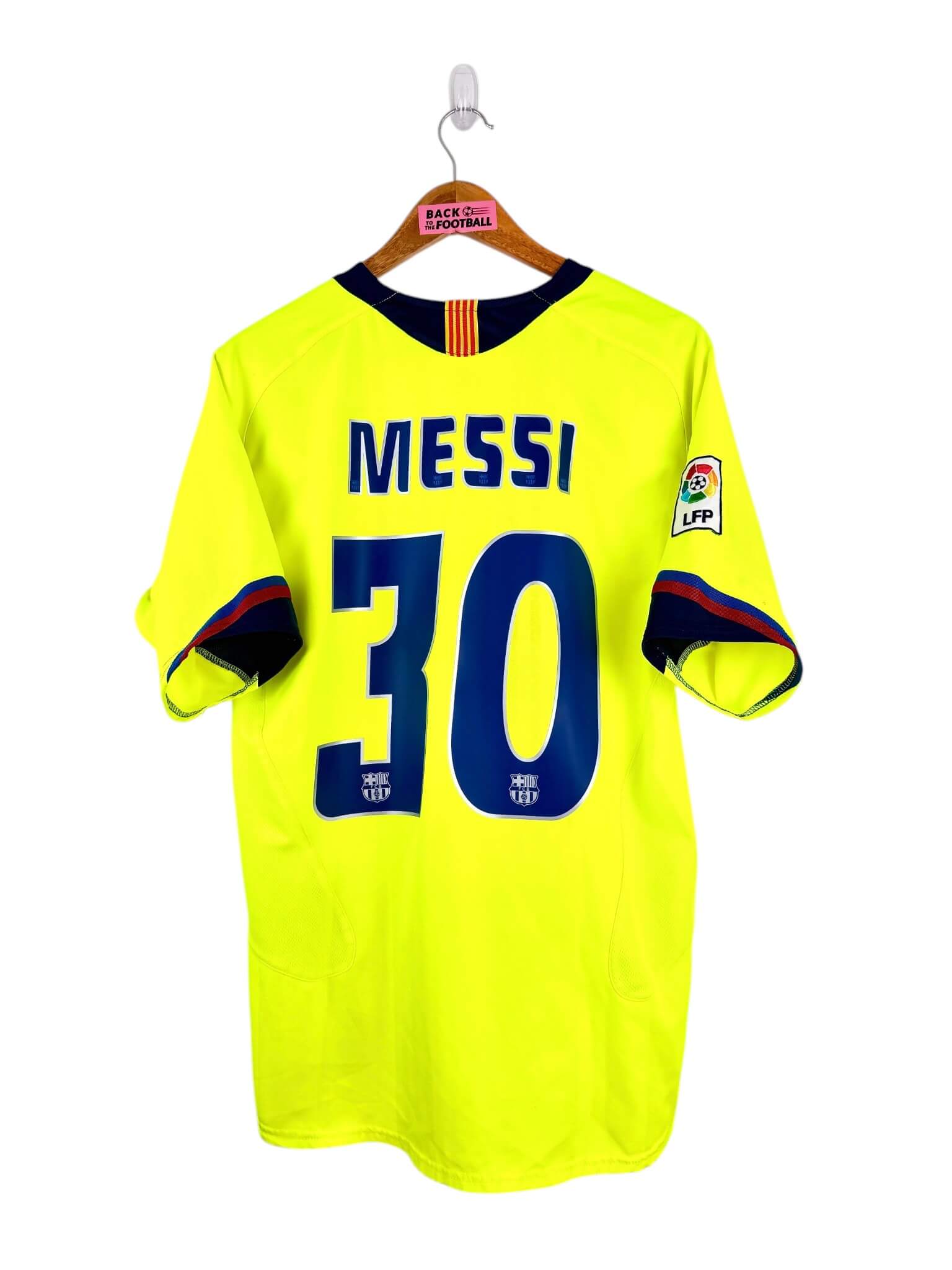 maillot vintage extérieur Barcelone 2005/2006 floqué Messi #30