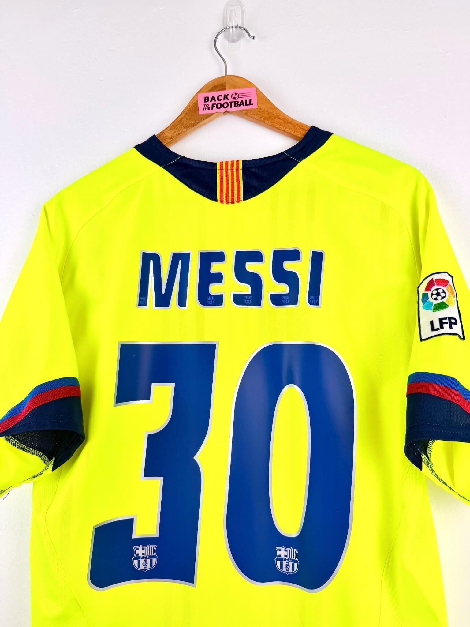 maillot vintage extérieur Barcelone 2005/2006 floqué Messi #30
