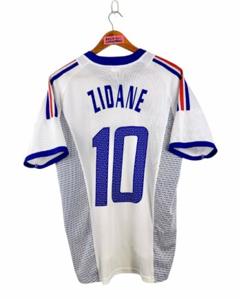 maillot vintage extérieur équipe de France 2002 floqué Zidane #10