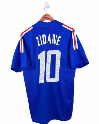 maillot vintage domicile équipe de France 2002 floqué Zidane #10