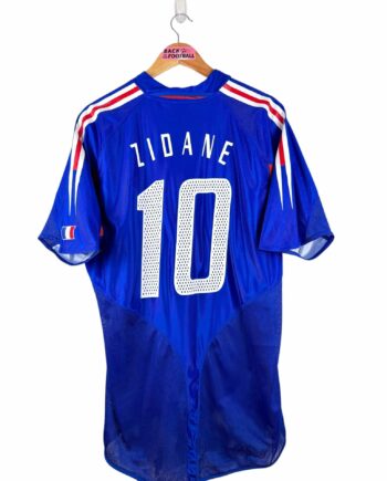 maillot vintage domicile équipe de France 2004 floqué Zidane #10