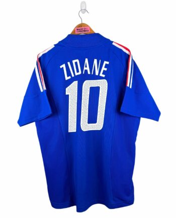 maillot vintage domicile équipe de France 2002 floqué Zidane #10