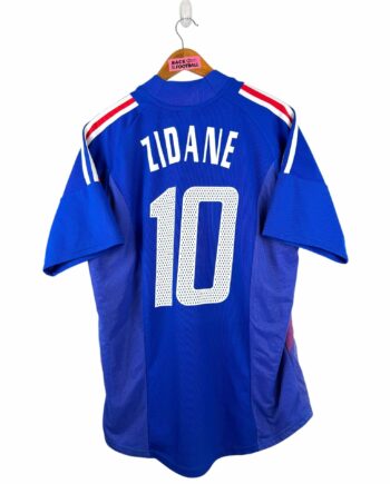 maillot vintage domicile équipe de France 2002 floqué Zidane #10