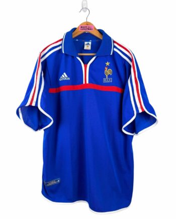 maillot vintage domicile équipe de France 2000