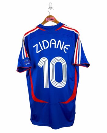 maillot vintage domicile équipe de France 2006 floqué Zidane #10