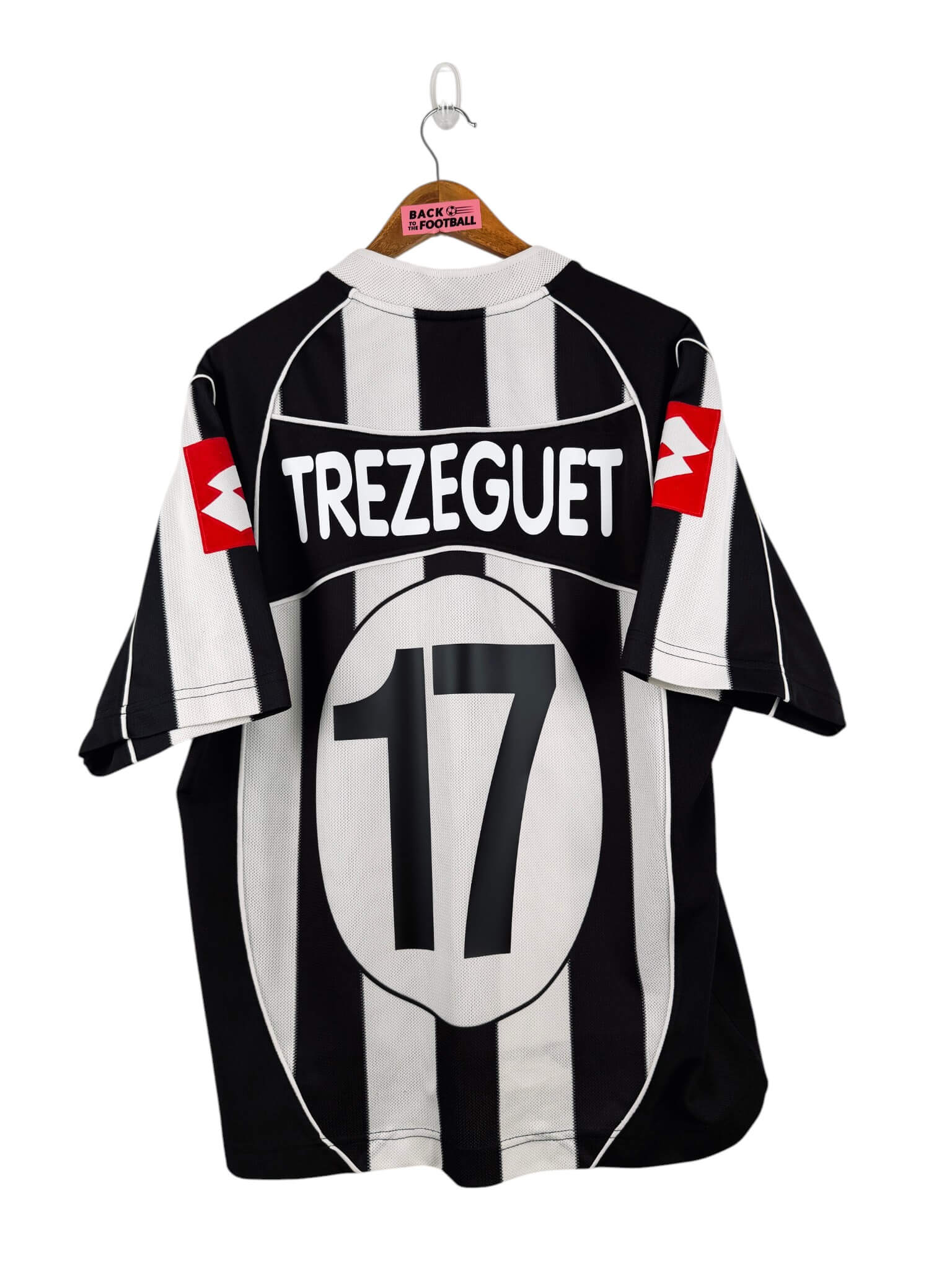 maillot vintage domicile Juventus 2002/2003 floqué Trezeguet #17