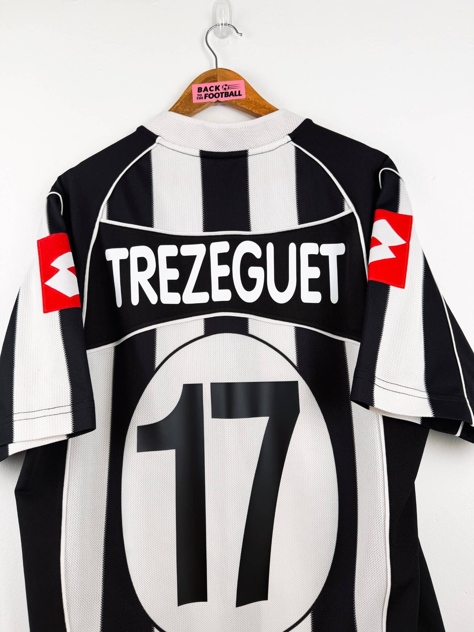maillot vintage domicile Juventus 2002/2003 floqué Trezeguet #17