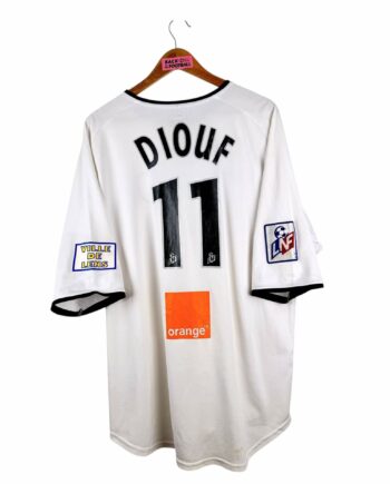 maillot vintage third RC Lens 2001/2002 préparé (match issue) ou porté (match worn) par Diouf #11