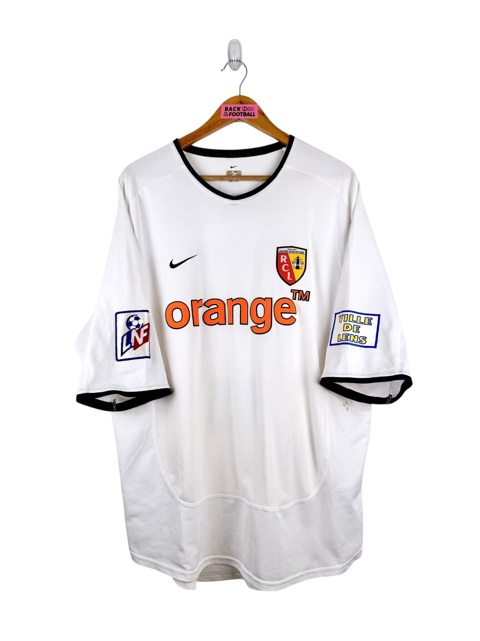 maillot vintage third RC Lens 2001/2002 préparé (match issue) ou porté (match worn) par Diouf #11