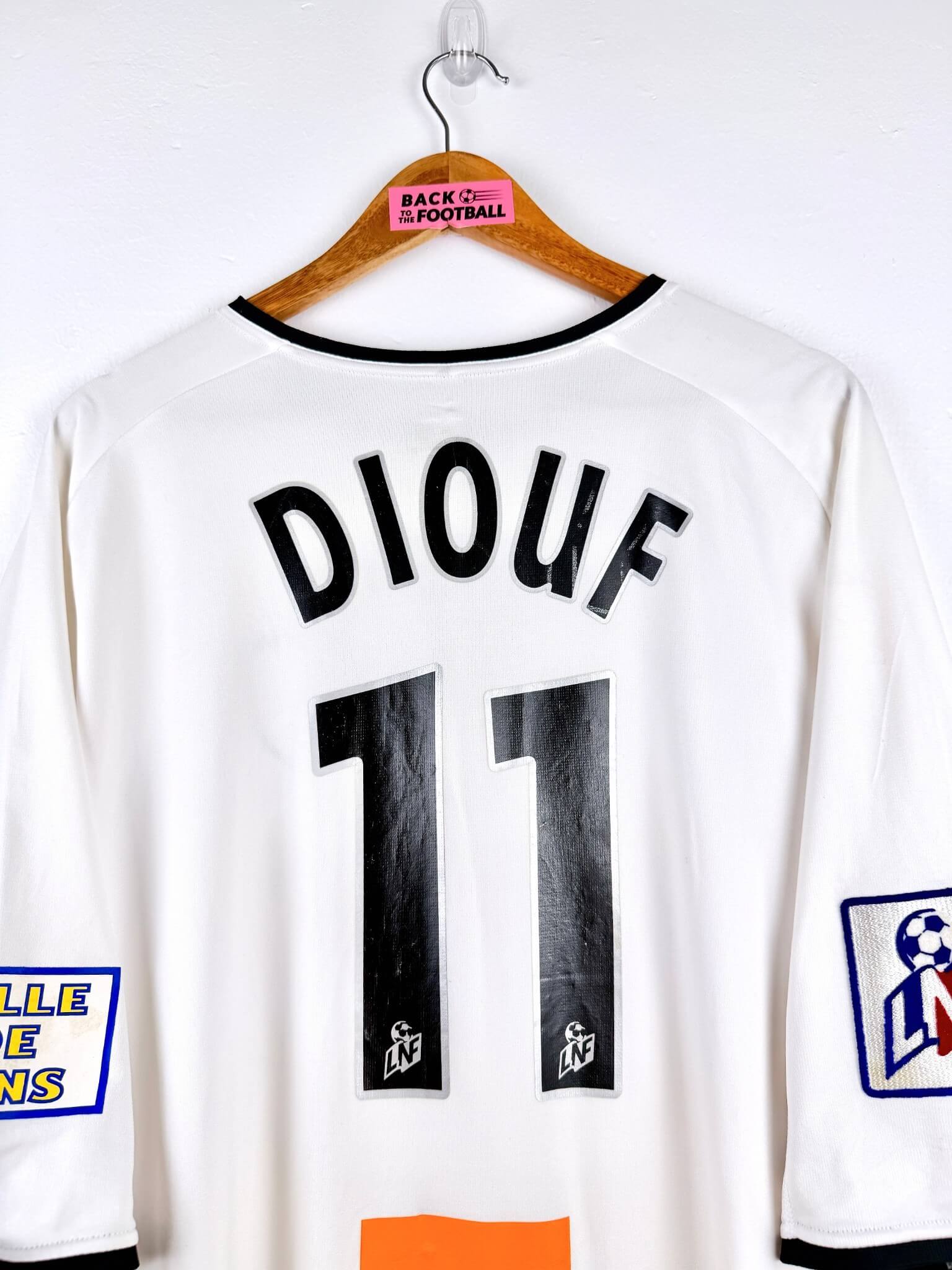 maillot vintage third RC Lens 2001/2002 préparé (match issue) ou porté (match worn) par Diouf #11