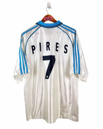 maillot vintage domicile OM 1998/1999 centenaire floqué Pires #7