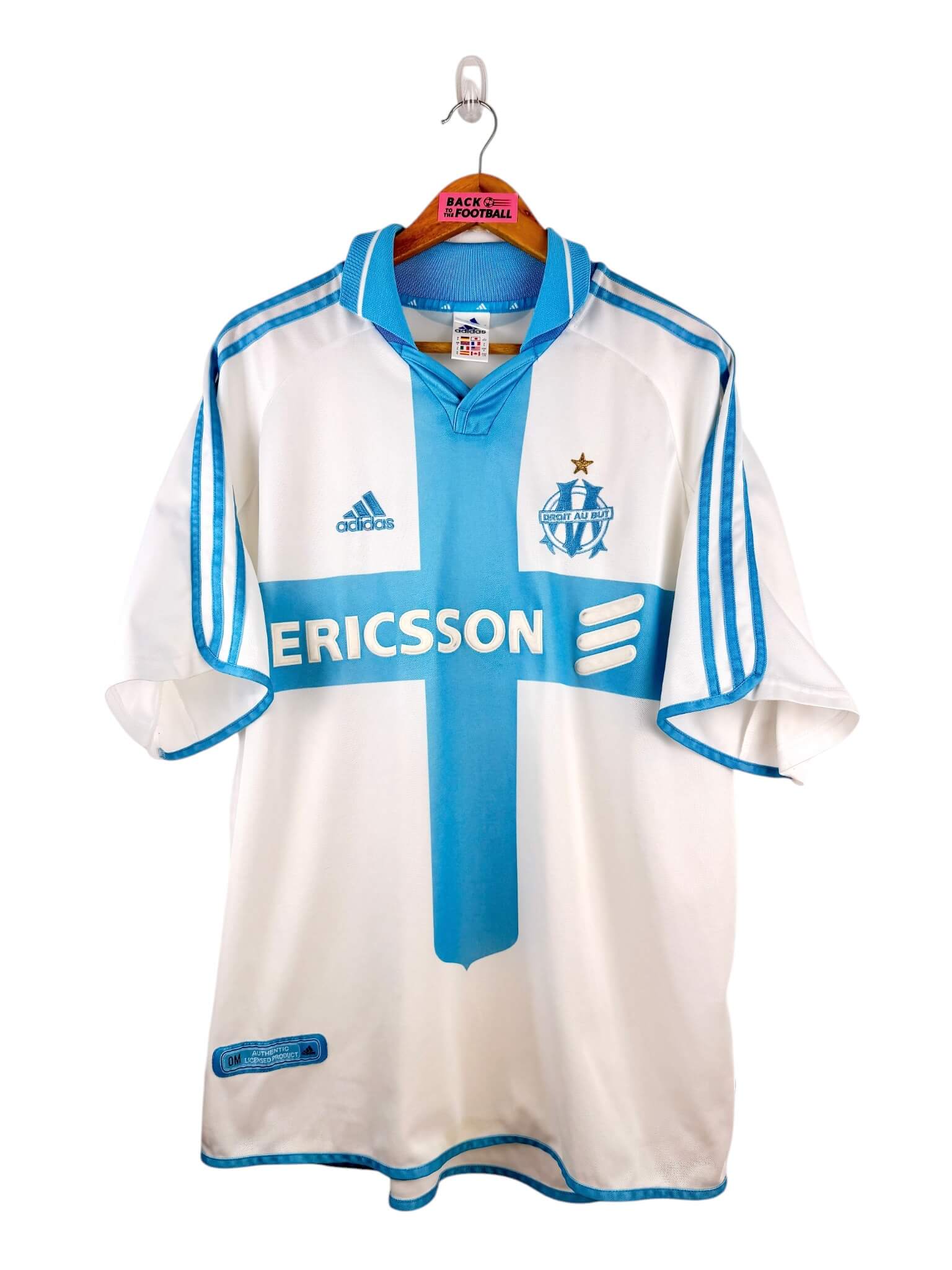 maillot vintage domicile OM 2000/2001