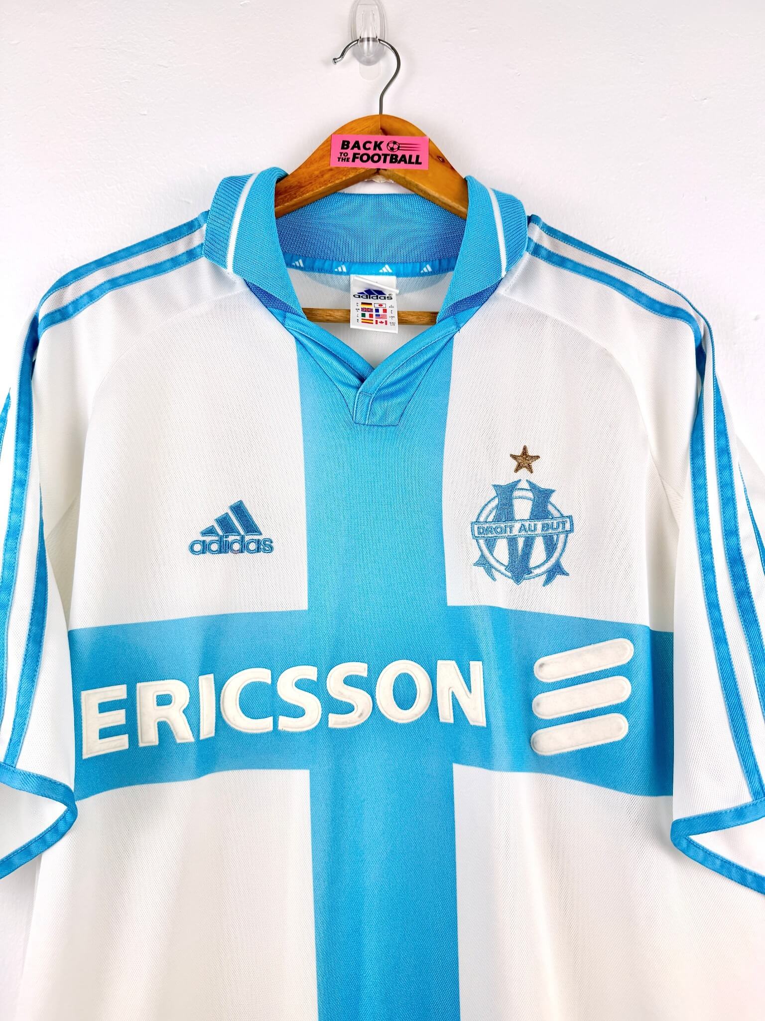maillot vintage domicile OM 2000/2001