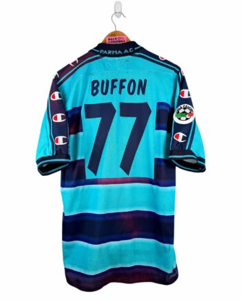 maillot vintage gardien Parme 2000/2001 floqué Buffon #77