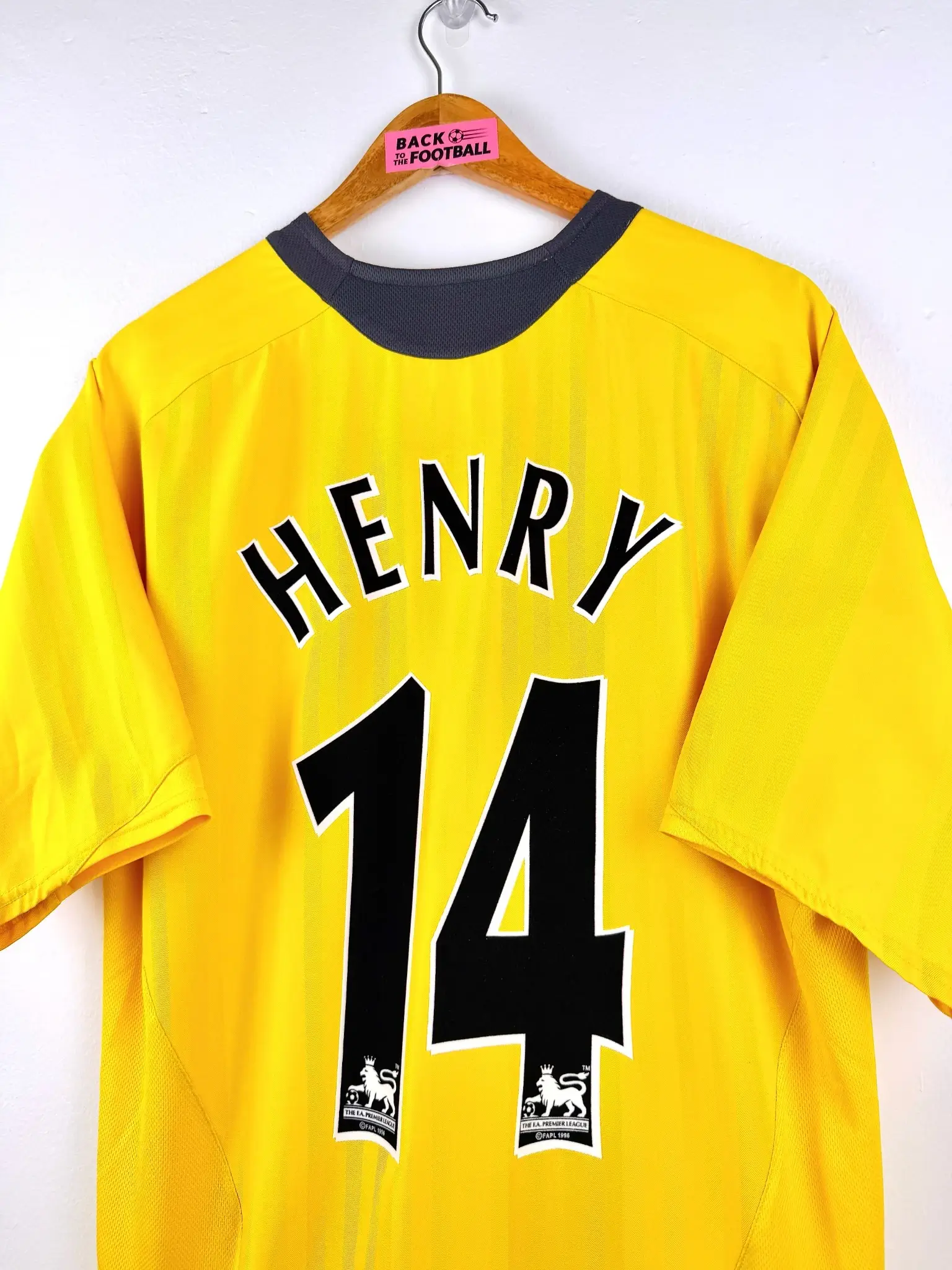 maillot vintage extérieur Arsenal 2005/2006 floqué Henry #14