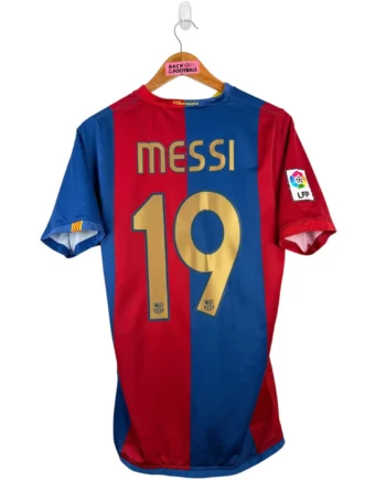 maillot vintage domicile FC Barcelone 2006/2007 floqué Messi #19